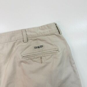 Polo Ralph Lauren Andrew Pant 40x30 Khaki Beige Chino Mens Pleated Cotton